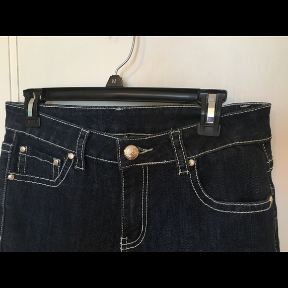 Denim Couture Embellished Jeans - Picture 4 of 5